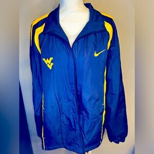 WVU men’s Windbreaker -Sz L- Nike Sportek